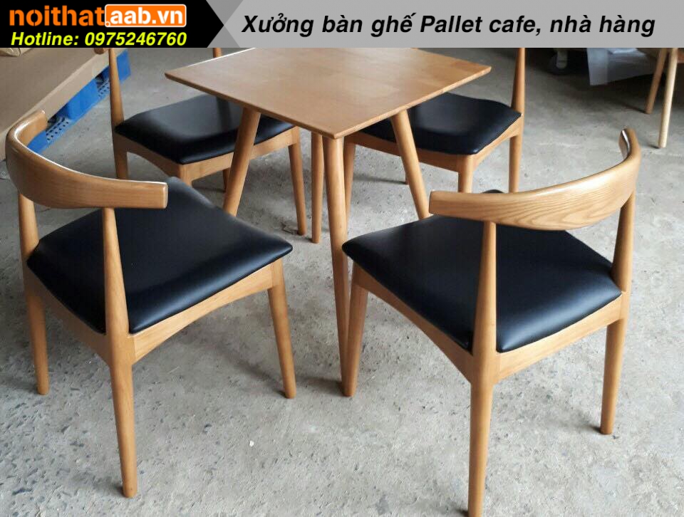 Bàn ghế cafe gỗ đẹp