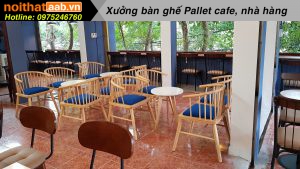 Bàn ghế quán cafe đẹp số 8 Khương Hạ